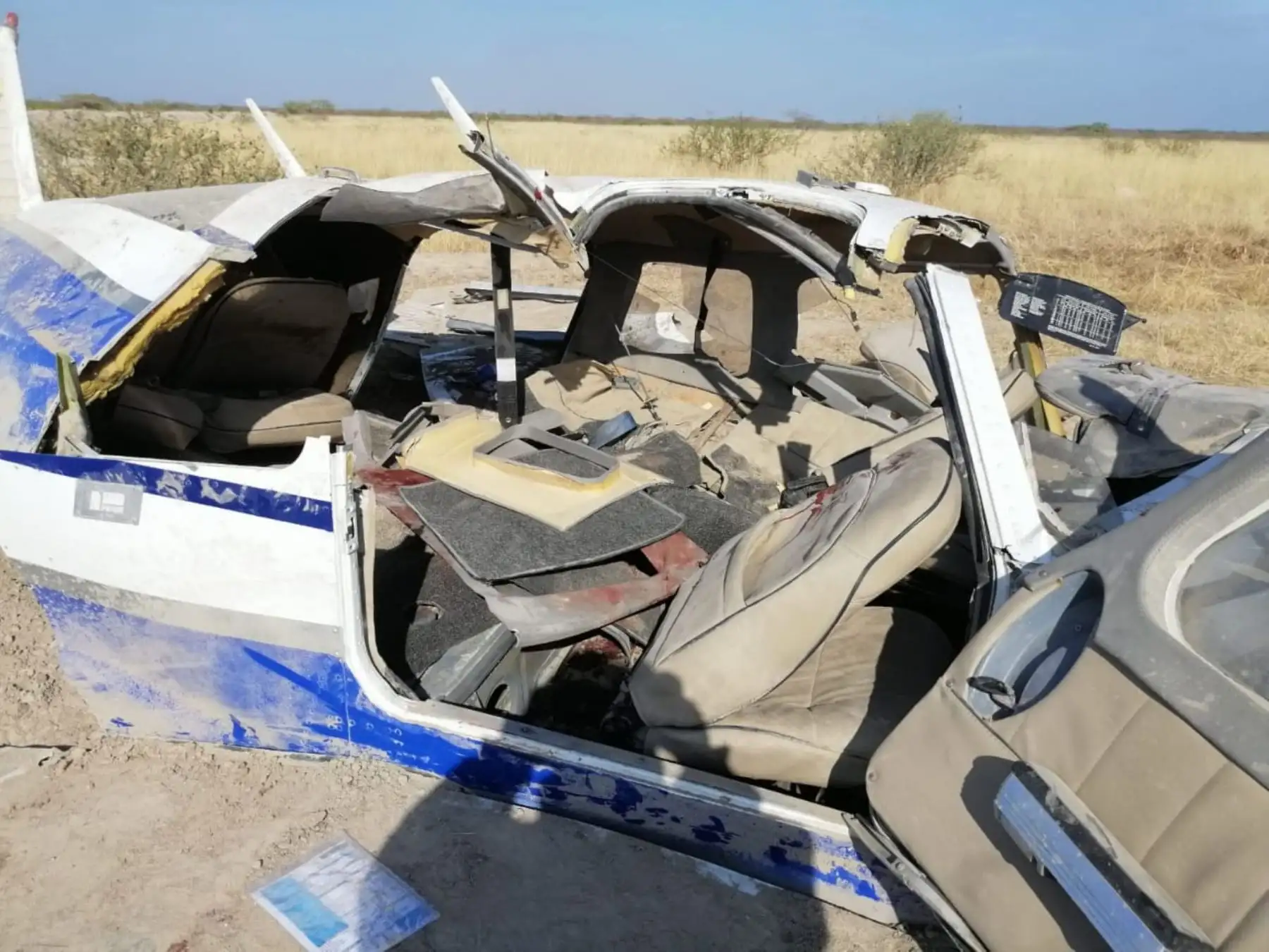 Avioneta de matrícula ecuatoriana cae en Tumbes y accidente deja un muerto y tres heridos.Foto:  ANDINA/Difusión