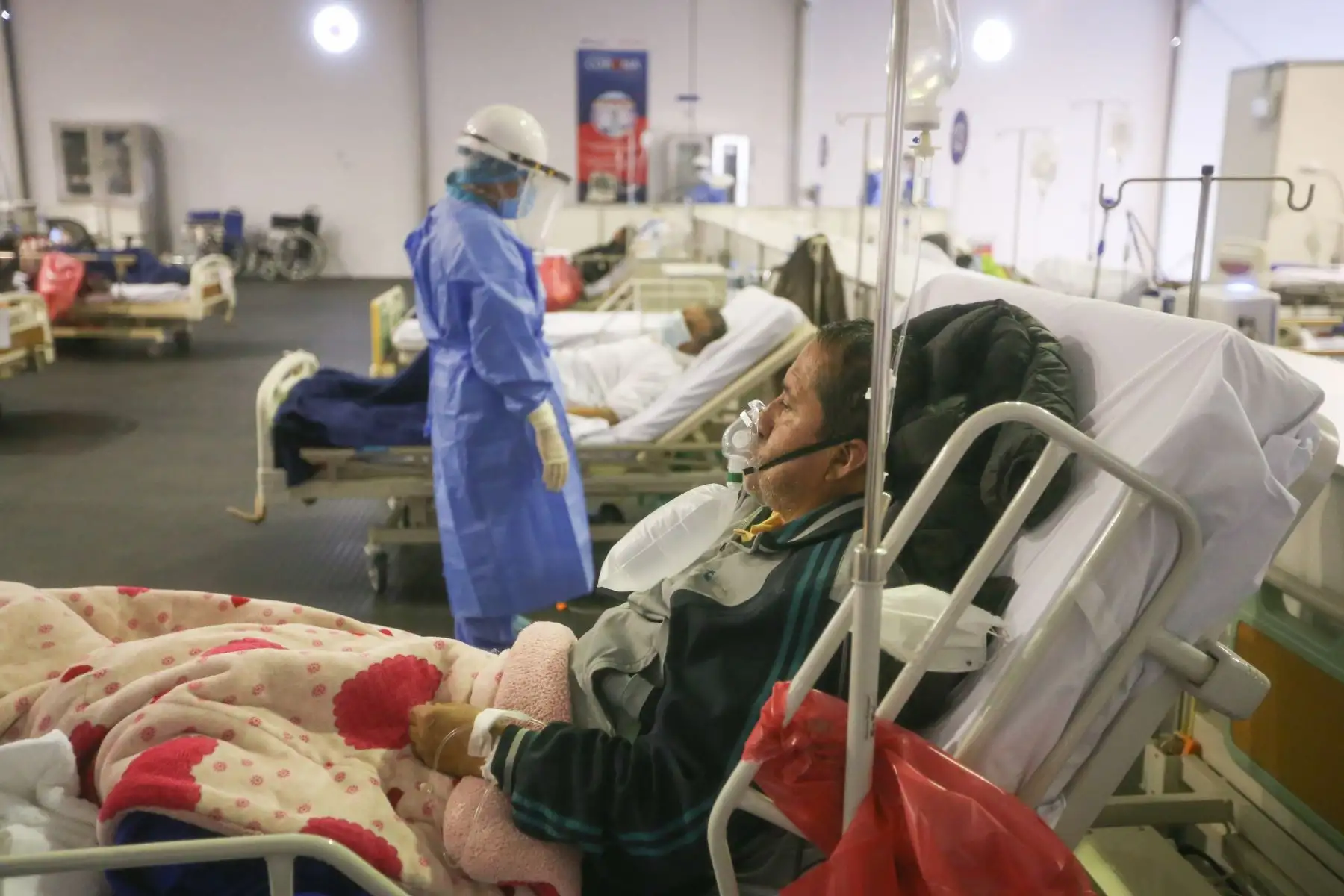 La Villa Panamericana es el lugar que el gobierno habilitó para la recuperación de pacientes infectados por el coronavirus covid-19. Médicos y enfermeras atienden las 24 horas a los pacientes todas las edades brindandoles atención de calidad. Foto: ANDINA/Jhonel Rodríguez Robles