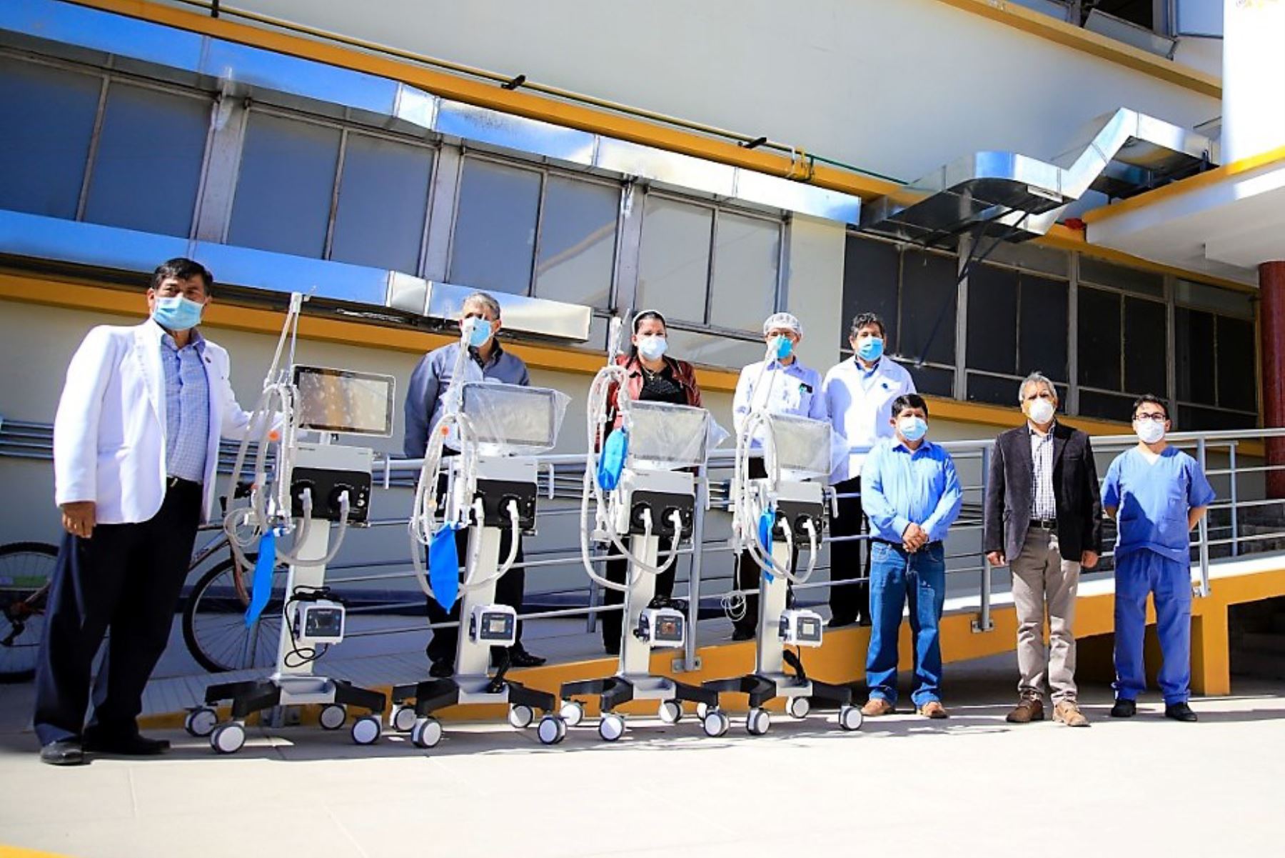Con cuatro ventiladores para UCI, el Ministerio de Salud refuerza la capacidad de atención del Hospital Covid-19 de Arequipa.