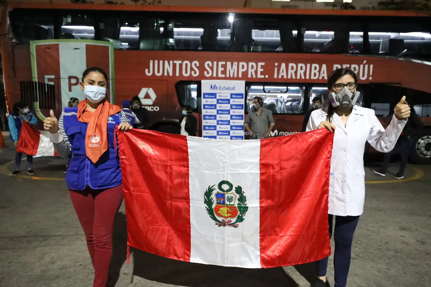 EsSalud: Brigada médica regresa de Iquitos.
Foto: Essalud