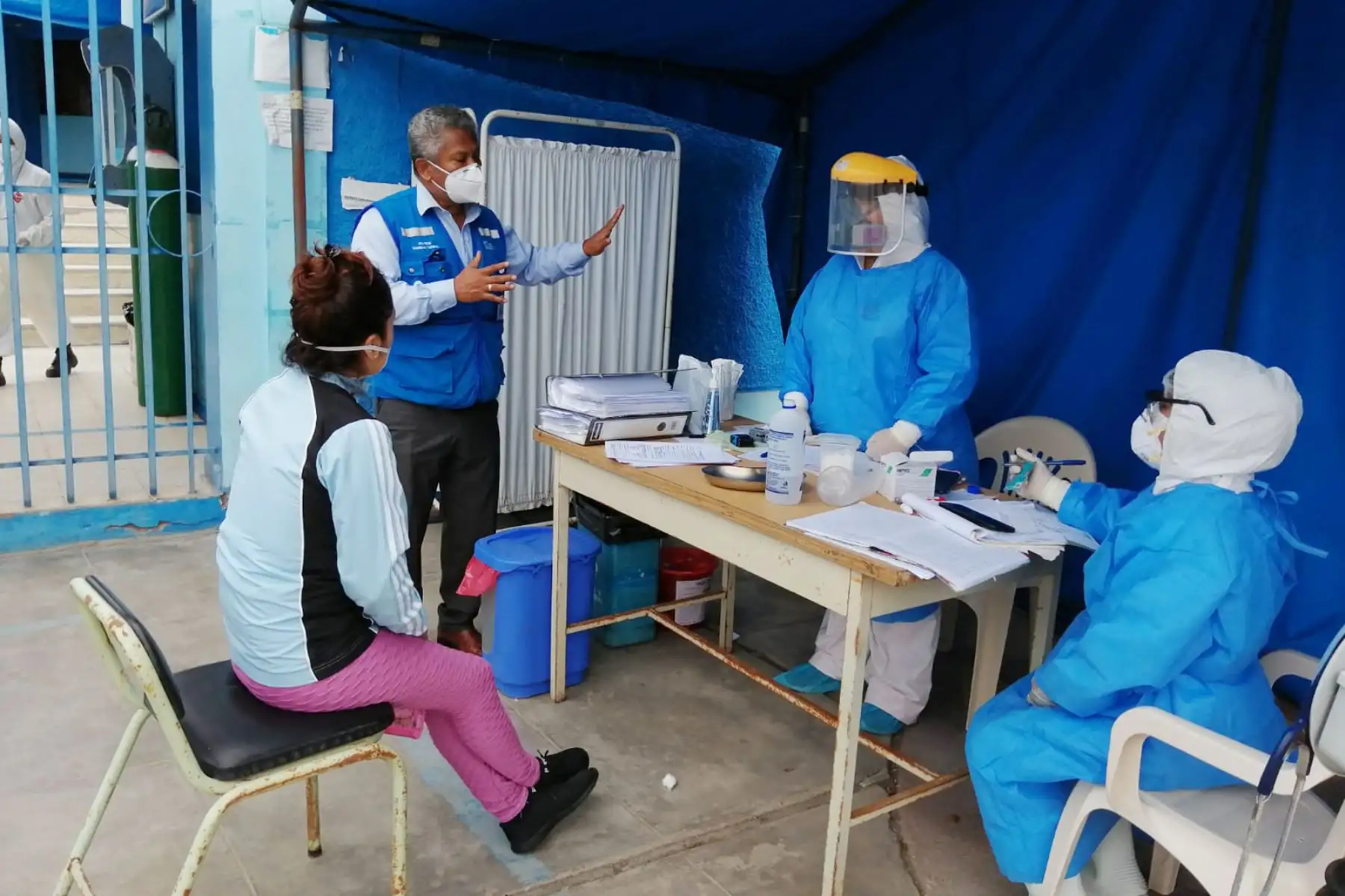 EsSalud Áncash intensifica atención de pacientes con problemas respiratorios para contener enfermedad. Foto: Cortesía Gonzalo Horna