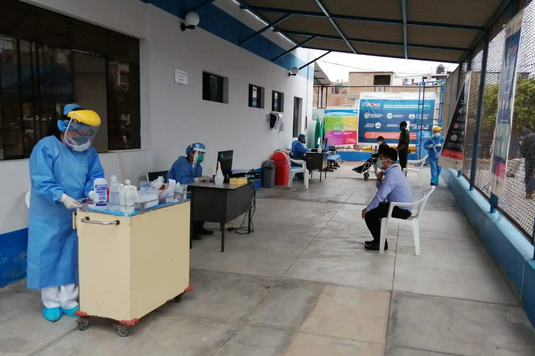 EsSalud Áncash intensifica atención de pacientes con problemas respiratorios para contener enfermedad. Foto: Cortesía Gonzalo Horna