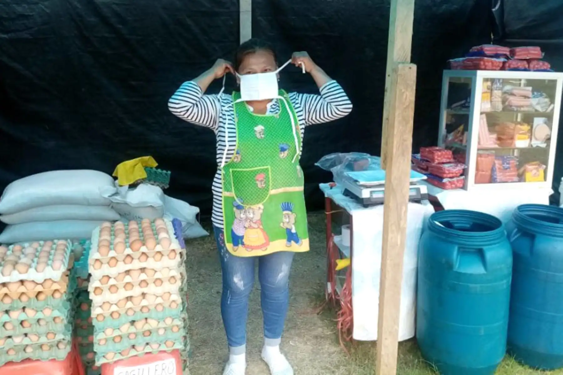 La Oficina de Promoción de Salud de la Geresa Lambayeque distribuyó el 96 % del stock de mascarillas comunitarias. Foto: cortesía Silvia Depaz.