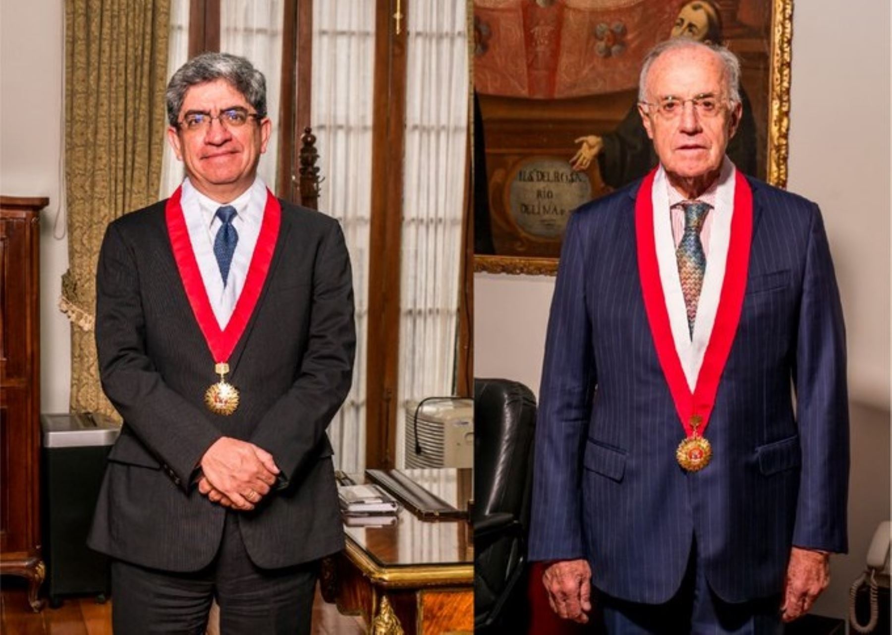 Magistrados del Tribunal Constitucional, Augusto Ferrero Costa y José Sardón.