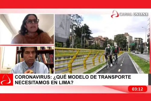 Directora ejecutiva del observatorio Lima Cómo Vamos, Mariana Alegre, entrevistada en Andina al Día de la Agencia Andina.