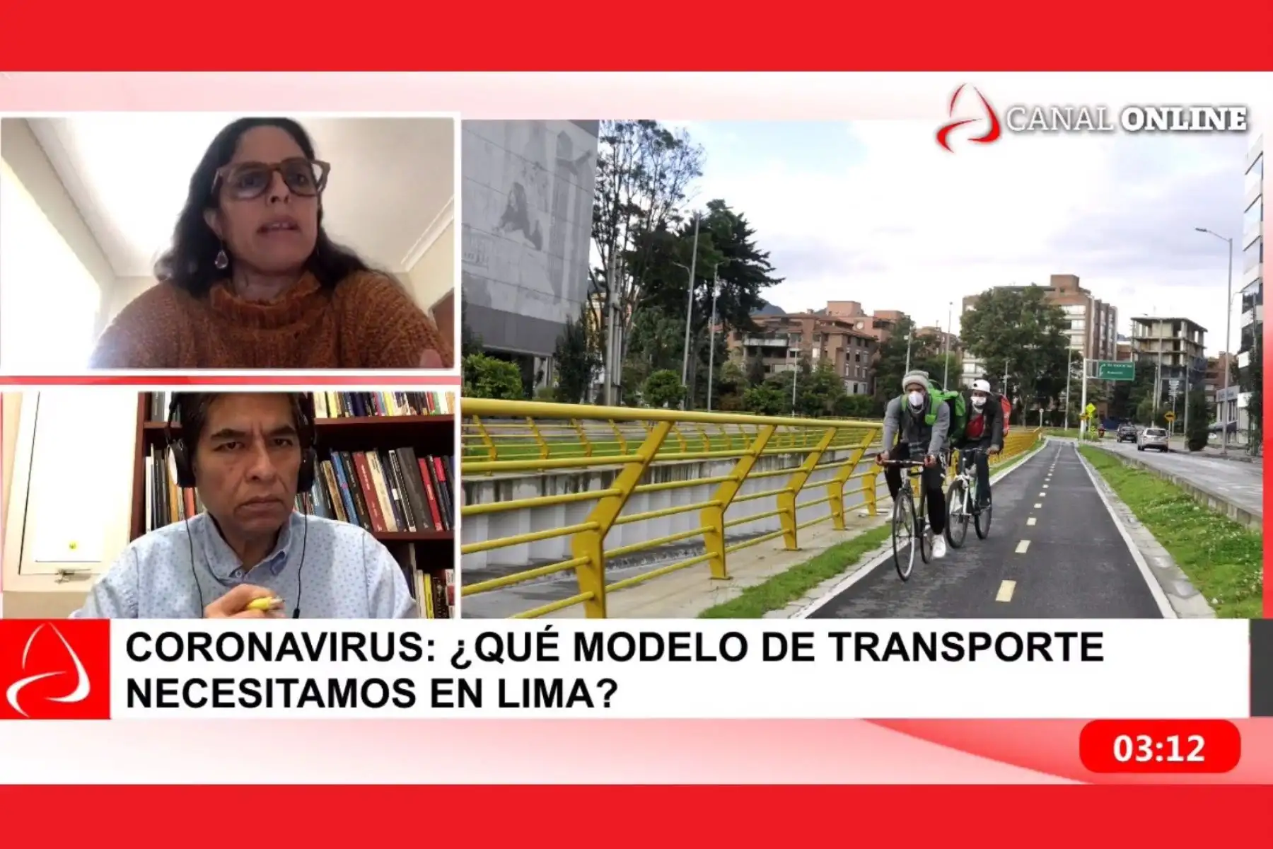 Directora ejecutiva del observatorio Lima Cómo Vamos, Mariana Alegre, entrevistada en Andina al Día de la Agencia Andina.