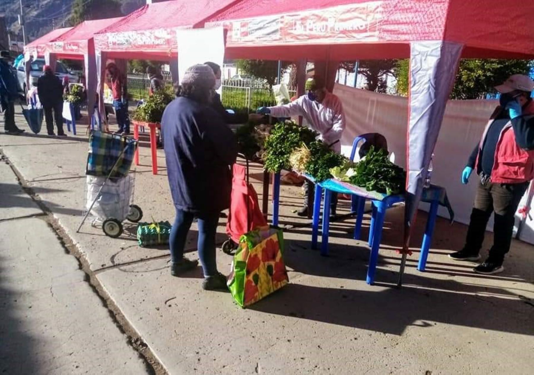 Los mercados itinerantes De la Chacra a la Olla se convierten en veta de oportunidades para los productores de Huancavelica. ANDINA/Difusión