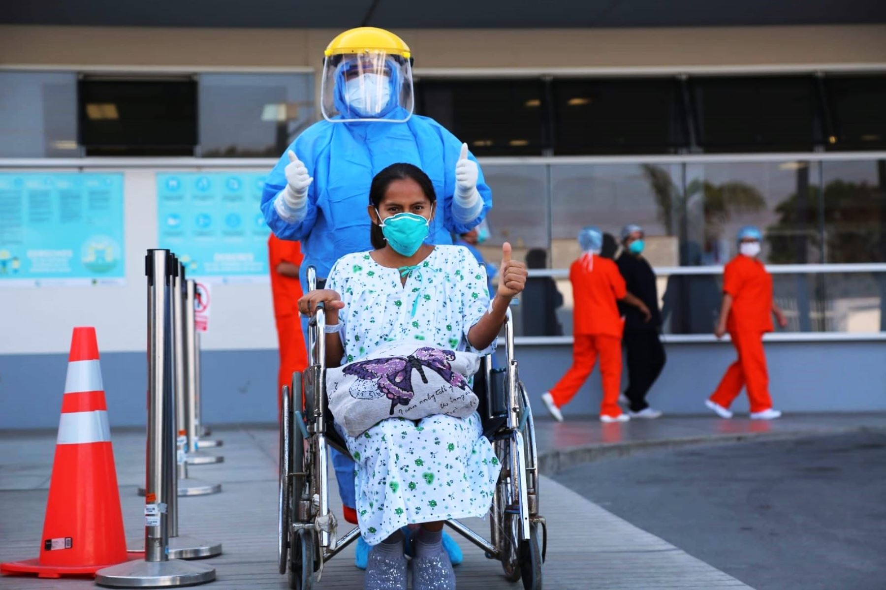 Más de 4,000 pacientes covid-19 salieron de alta del Hospital de Emergencia VES. Foto: ANDINA/difusión.