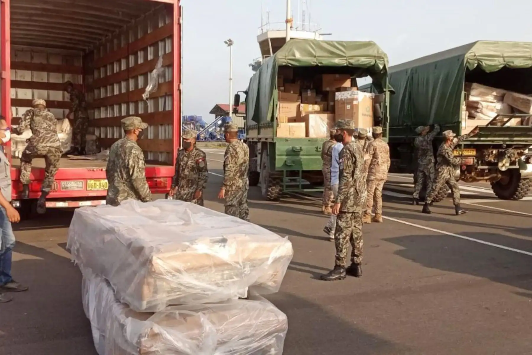El Minsa envió material médico a la región Tumbes para fortalecer la lucha contra el nuevo coronavirus. Foto: Minsa