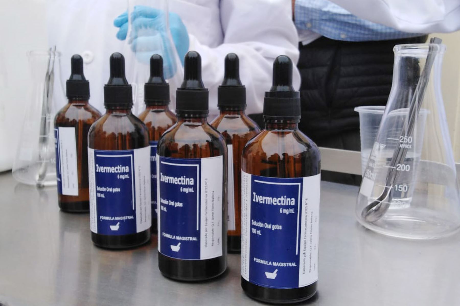 Hasta fines de junio, La Libertad producirá 150,000 dosis de ivermectina para distribuirlas a los pacientes covid-19. Foto: Gobierno Regional de La Libertad