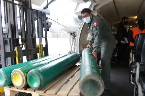 Como parte del combate contra el covid-19 en las zonas más alejadas del país, la Presidencia del Consejo de Ministros (PCM) gestionó el traslado de 15 balones de oxígeno, 1,000 pruebas rápidas y equipos de protección personal para la población de la provincia de Putumayo, en la región Loreto, en la frontera con Colombia.