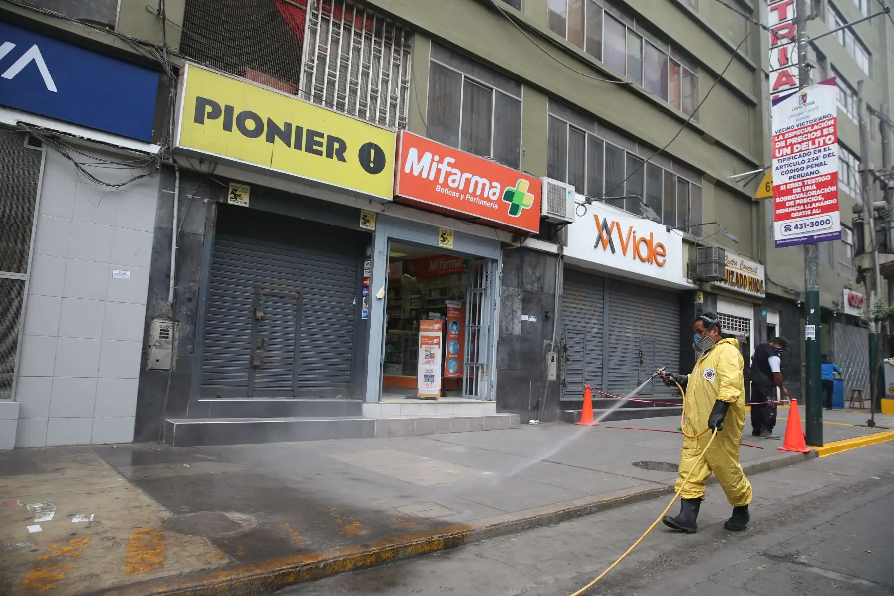 Emporio Gamarra se prepara para reanudar sus actividades a puerta cerrada. Foto: ANDINA/Jhonel Rodríguez Robles