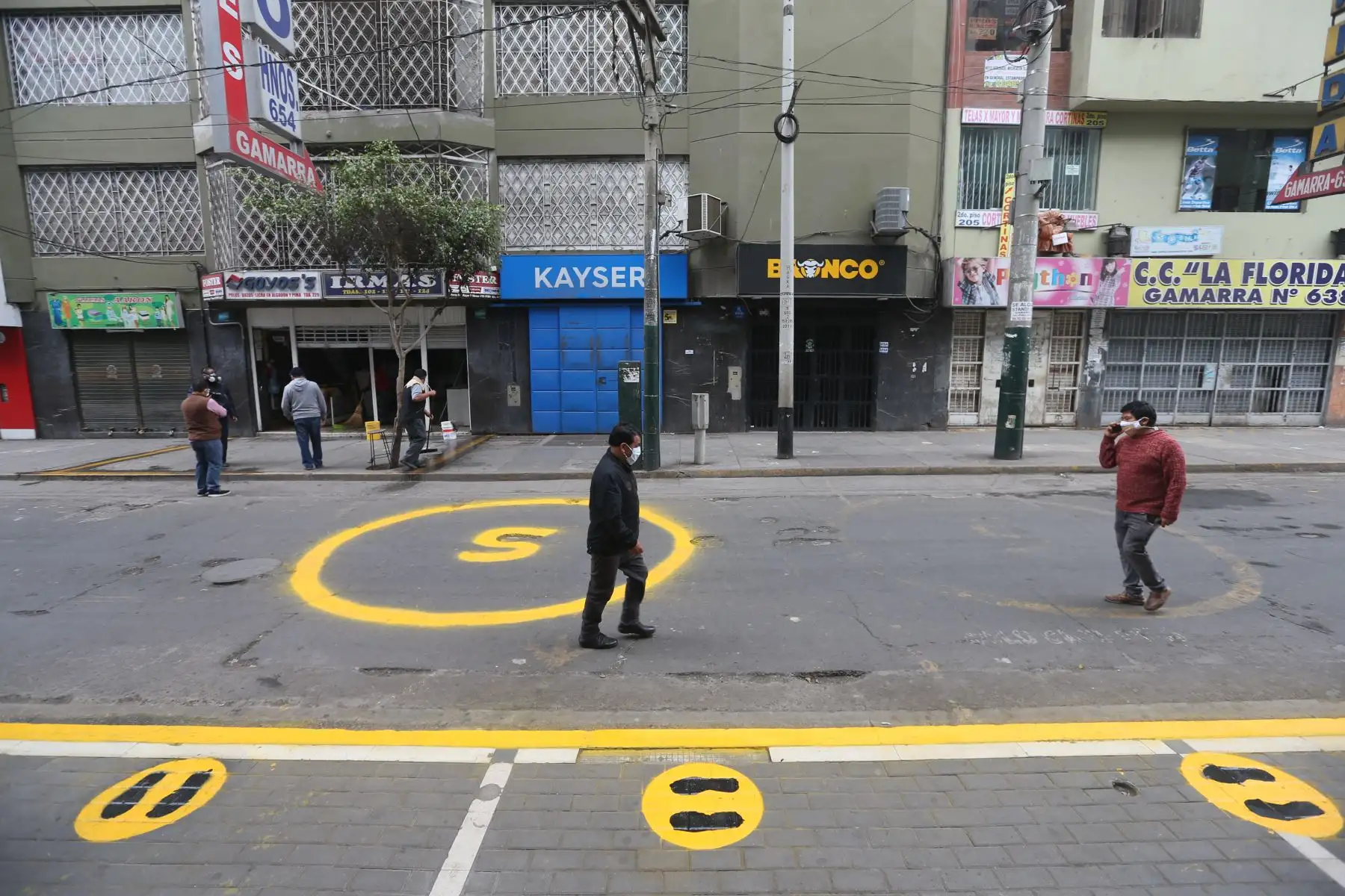 Emporio Gamarra se prepara para reanudar sus actividades a puerta cerrada. Foto: ANDINA/Jhonel Rodríguez Robles