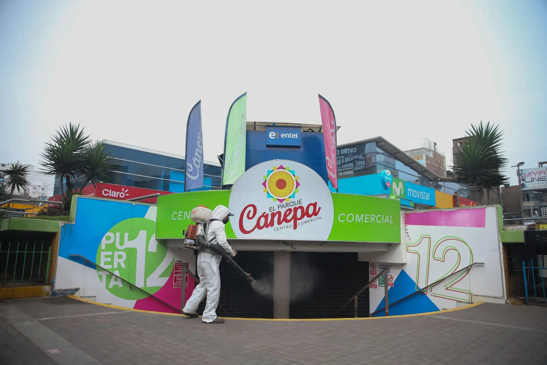Emporio Gamarra se prepara para reanudar sus actividades a puerta cerrada. Foto: ANDINA/Jhonel Rodríguez Robles