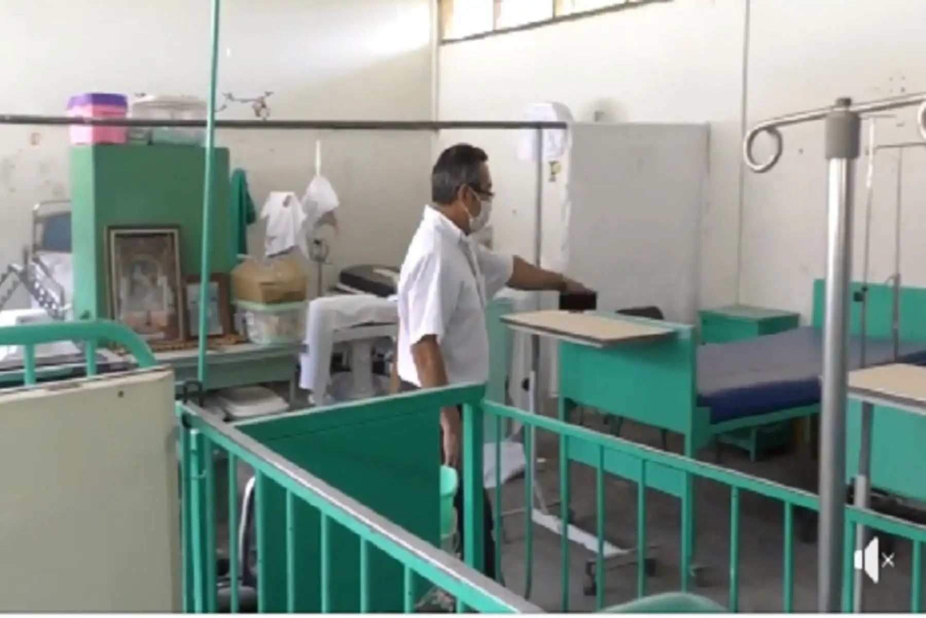 Los avances de la obra, a nivel general, están en un 59%, explicó el director del Hospital Santa Rosa, Mario Paredes,  a la comitiva.