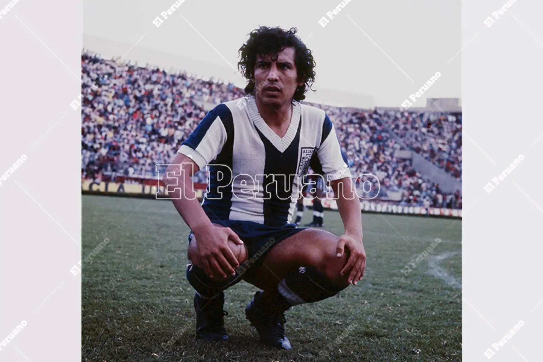 Lima - Década 1970 / César Cueto, volante de Alianza Lima. 
Foto: Archivo Histórico de El Peruano