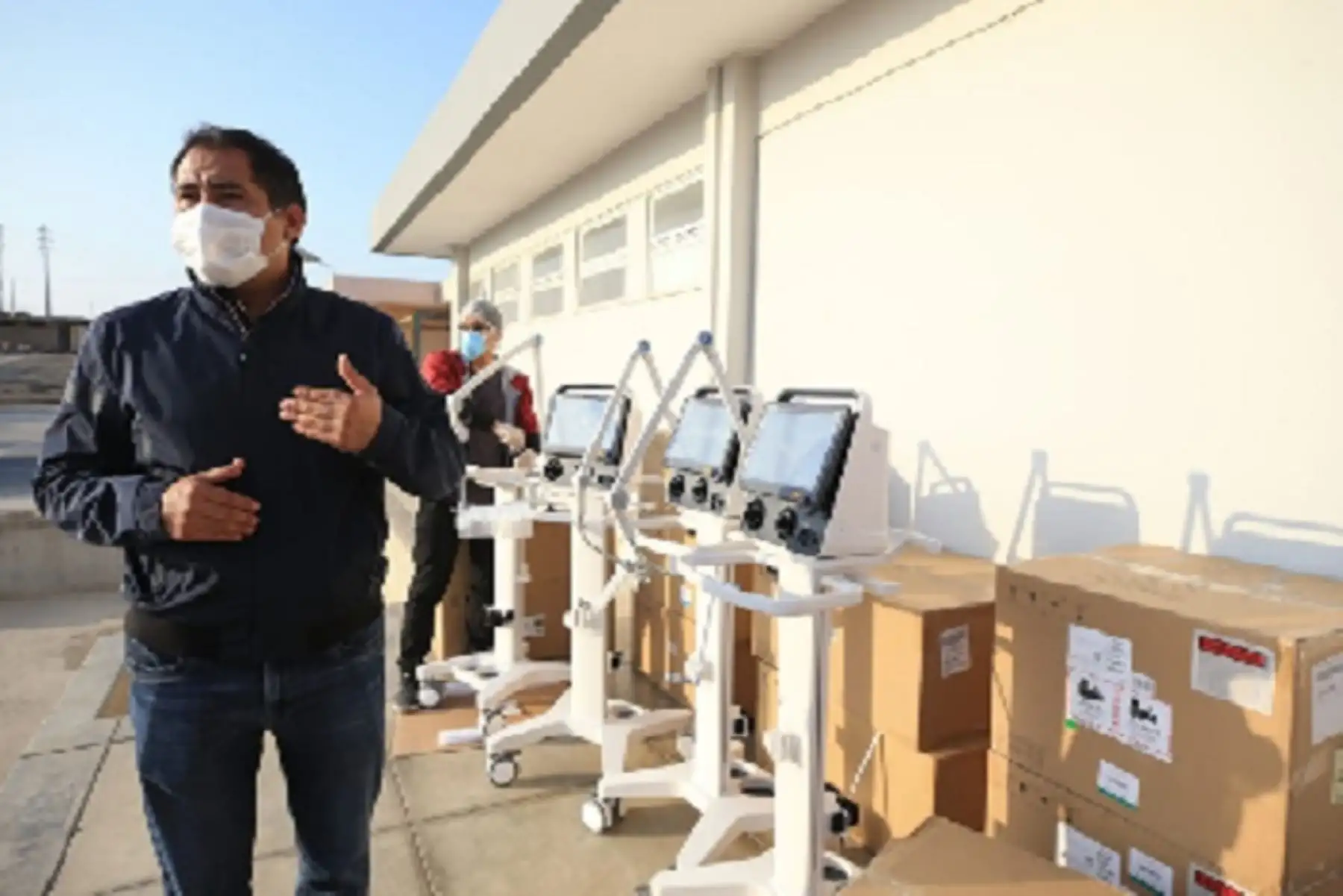Coronavirus: llegan primeros 8 ventiladores mecánicos para hospitales de Chimbote