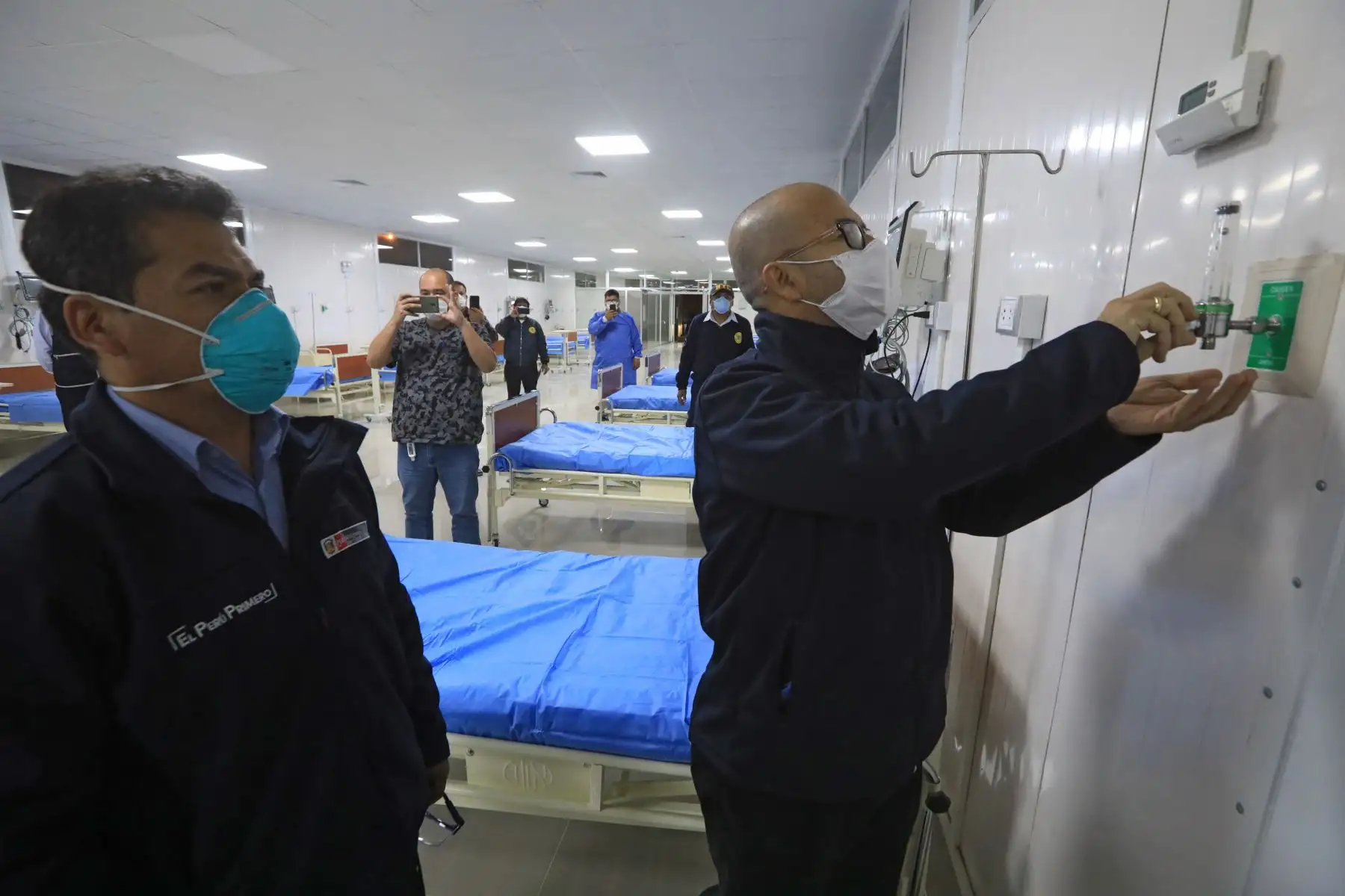 Ministro Víctor Zamora Ministro de Salud lidera visita inopinada a hospital Sergio Bernales 

Foto: ANDINA/Minsa