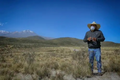 El Gobierno Regional de Arequipa impulsa la construcción de una minirrepresa y obras urbanas en el distrito de Pocsi como parte del proceso de reactivación económica en la región. ANDINA/Difusión