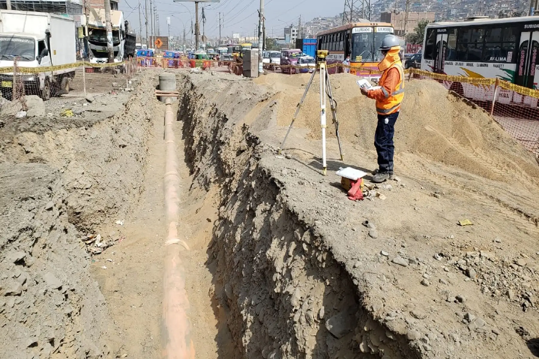 Obras de agua y saneamiento. Foto: ANDINA/Difusión