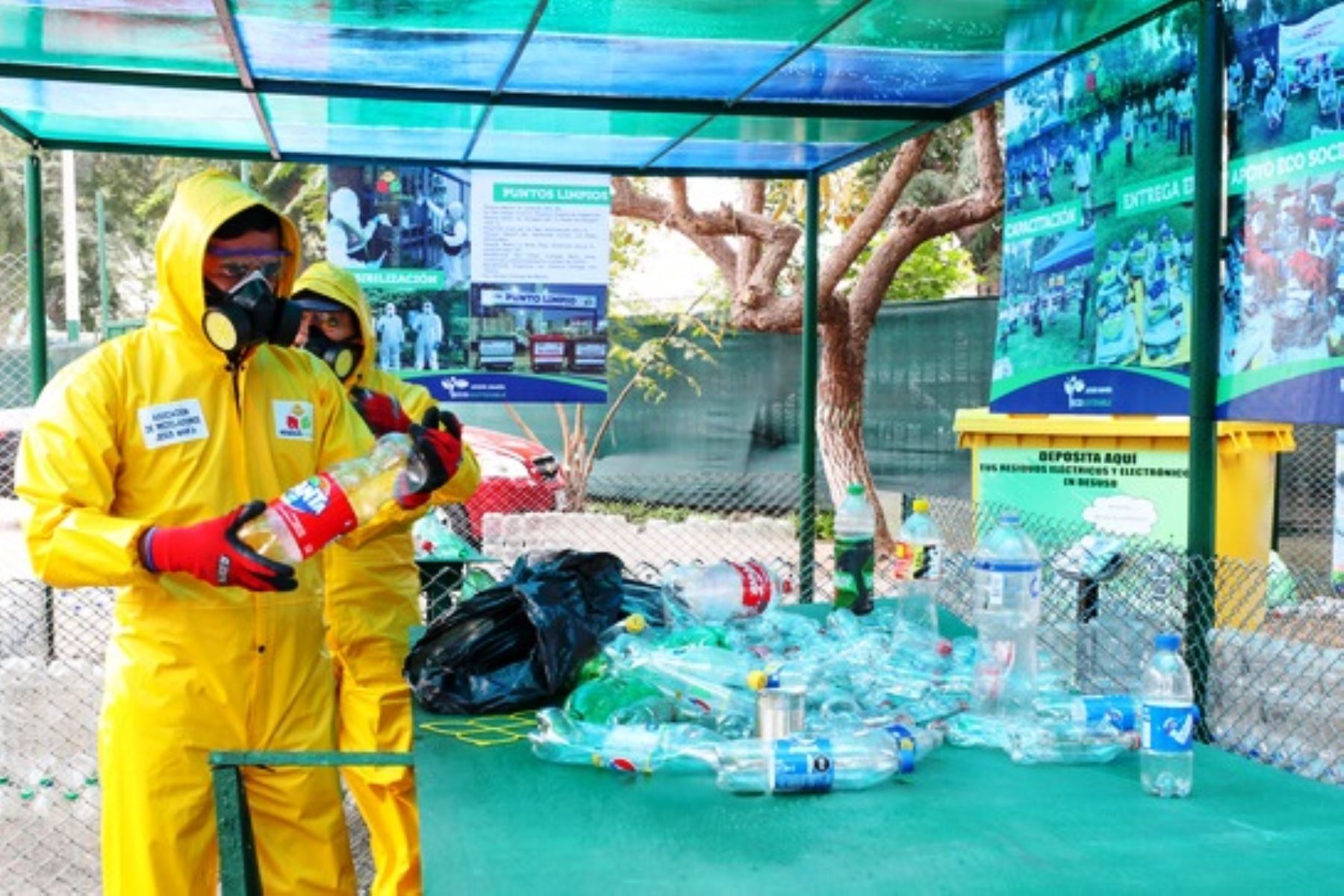 Reactivan el servicio de reciclaje con protocolos sanitarios. Foto: ANDINA/Difusión.