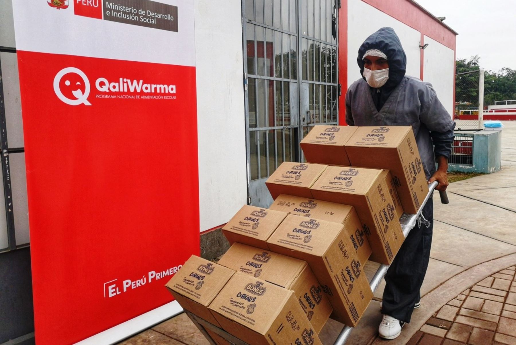 San Martín de Porres: Qali Warma entrega 27 toneladas de alimentos para 6,000 personas vulnerables. Foto: ANDINA/Difusión.