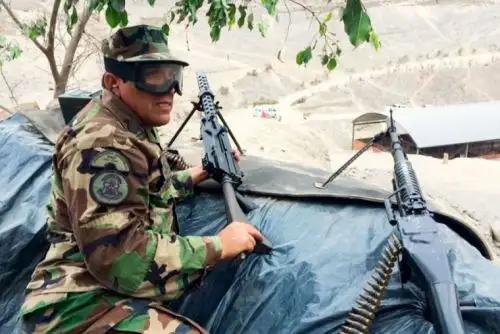 El suboficial de la Policía Nacional de Perú (PNP), Nelson Pineda.