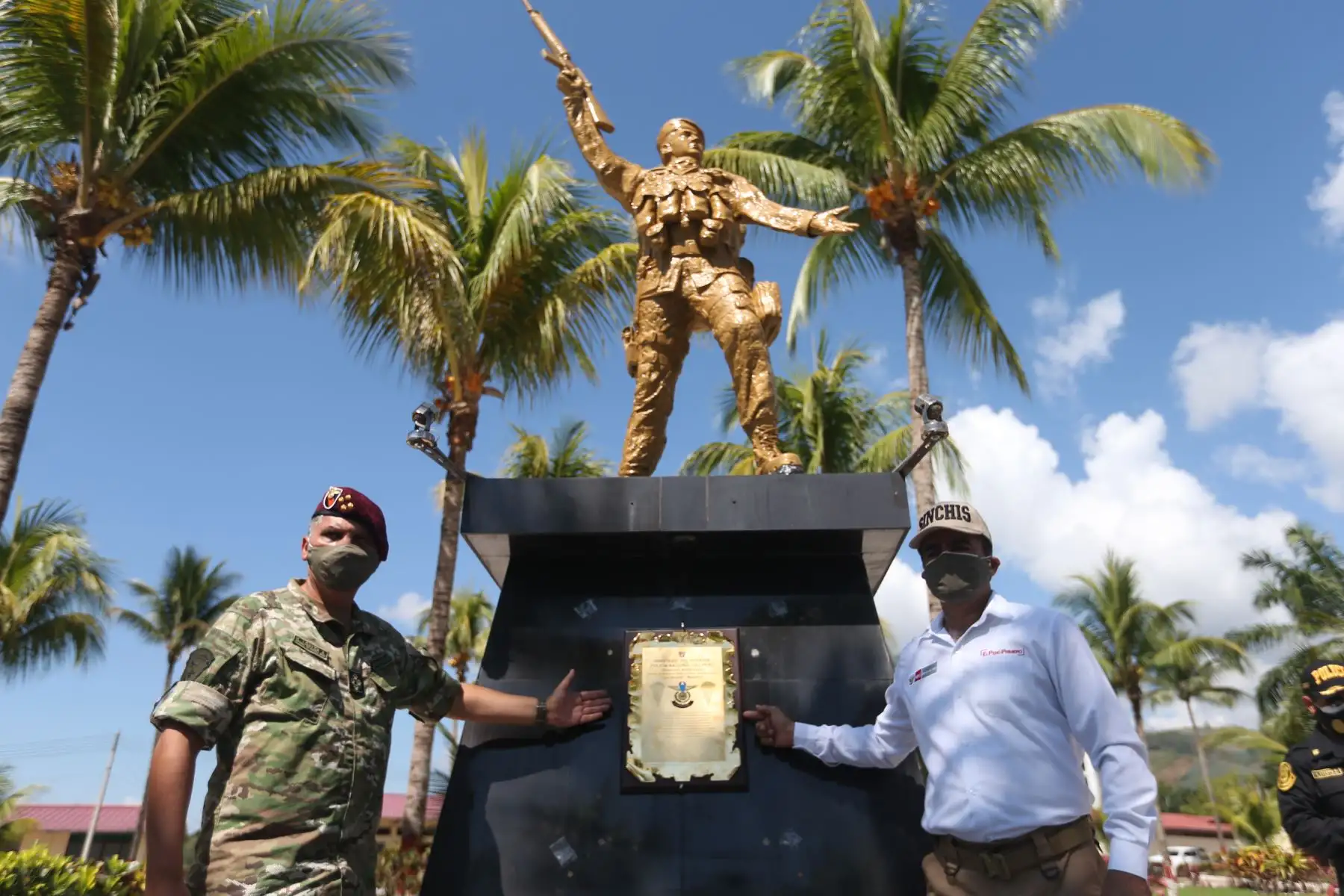 Ministro del Interior, Gastón Rodríguez, visitó la División de Maniobras contra el Tráfico Ilicito de Drogas (DIVMCTID) "Los Sinchis", en Mazamari, región Junín. Foto: ANDINA/Jhonel Rodríguez