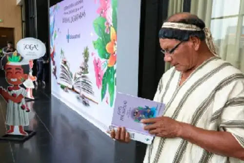 Miguel Ángel es un padre matsigenka conocido y respetado en las comunidades del Bajo Urubamba de Cusco