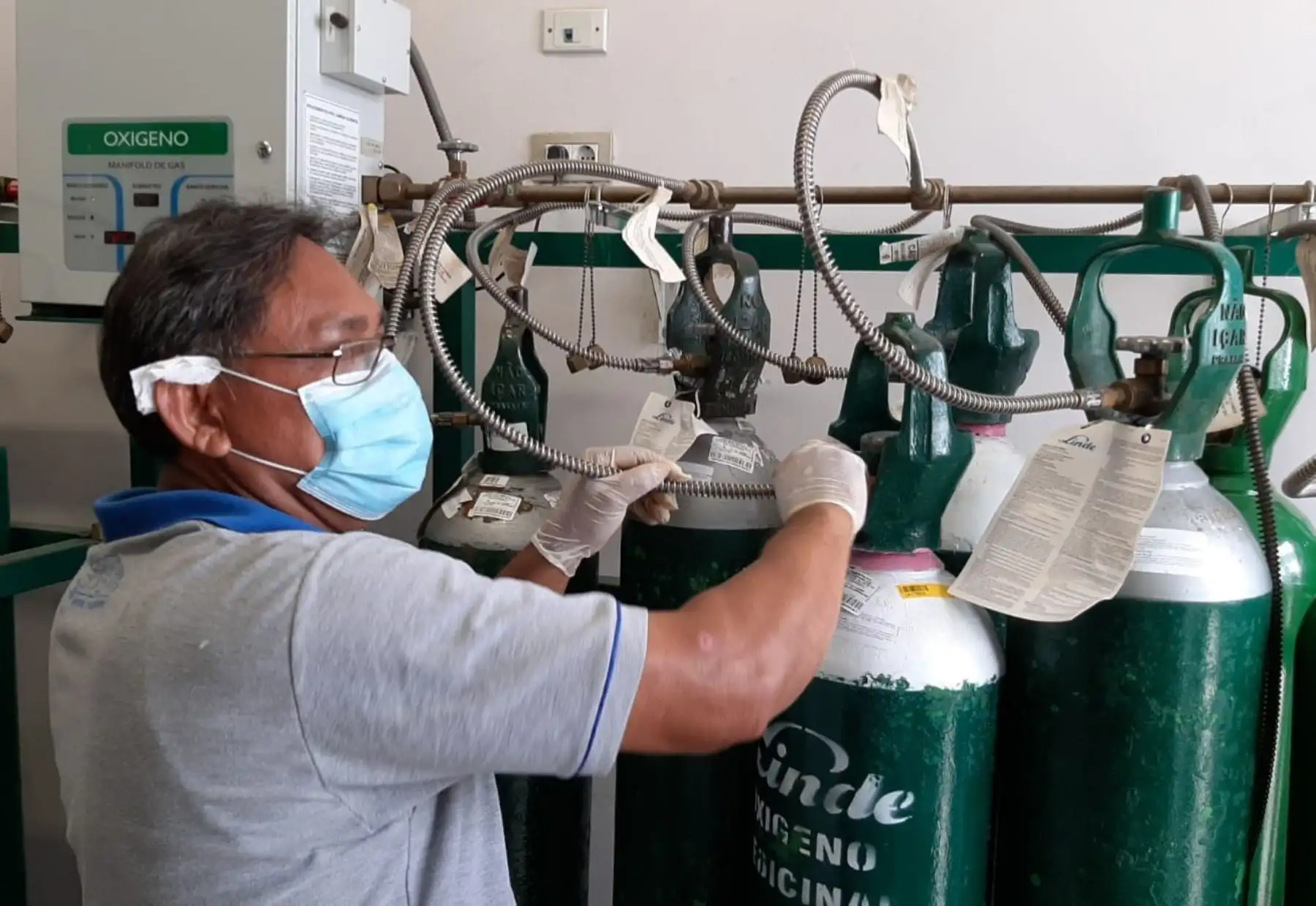 El Gobierno Regional de San Martín pone en funcionamiento planta de oxígeno para atender la creciente demanda en la ciudad de Tarapoto.