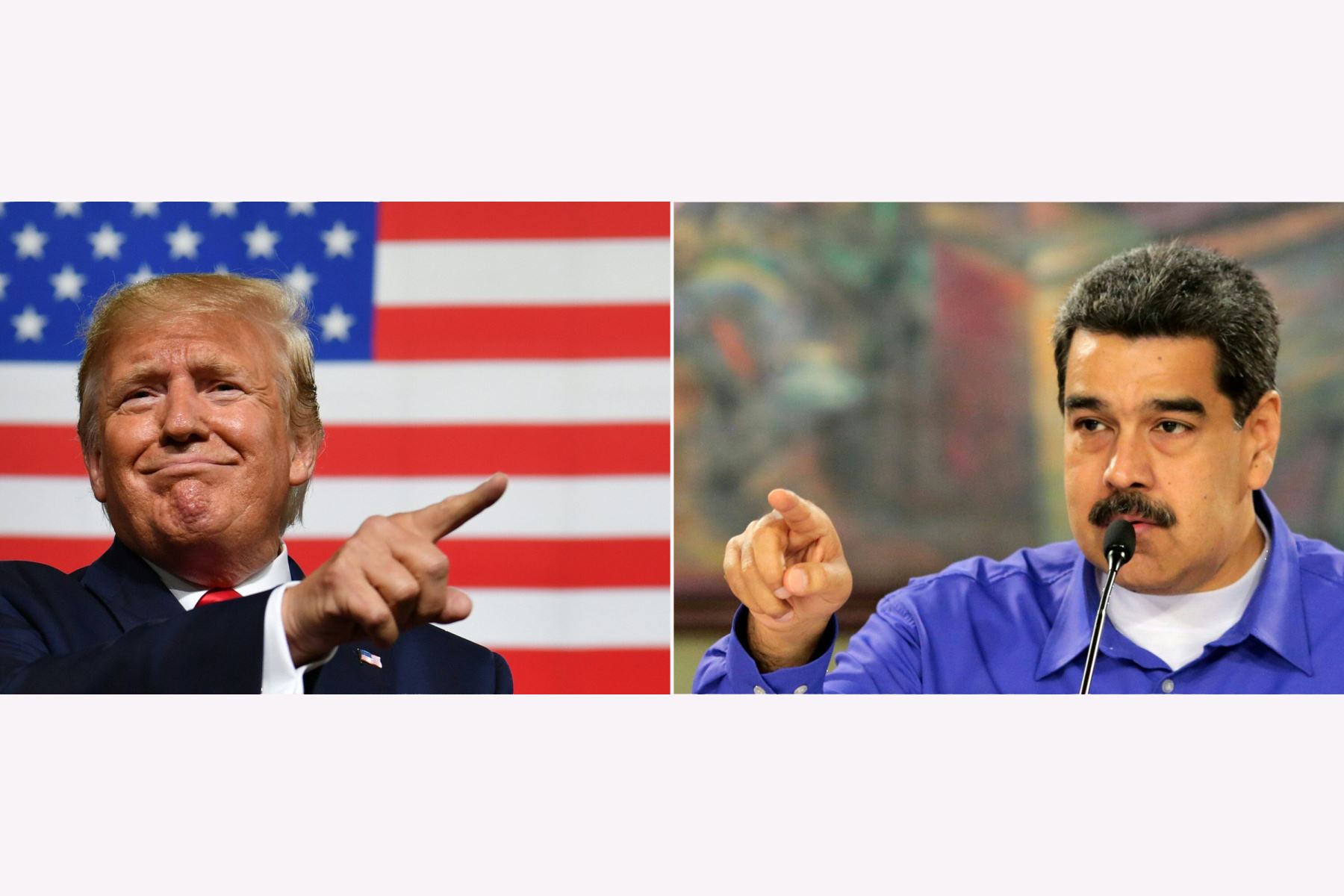 ¿Se reunirán los mandatarios de Venezuela y los Estados Unidos? Foto: AFP