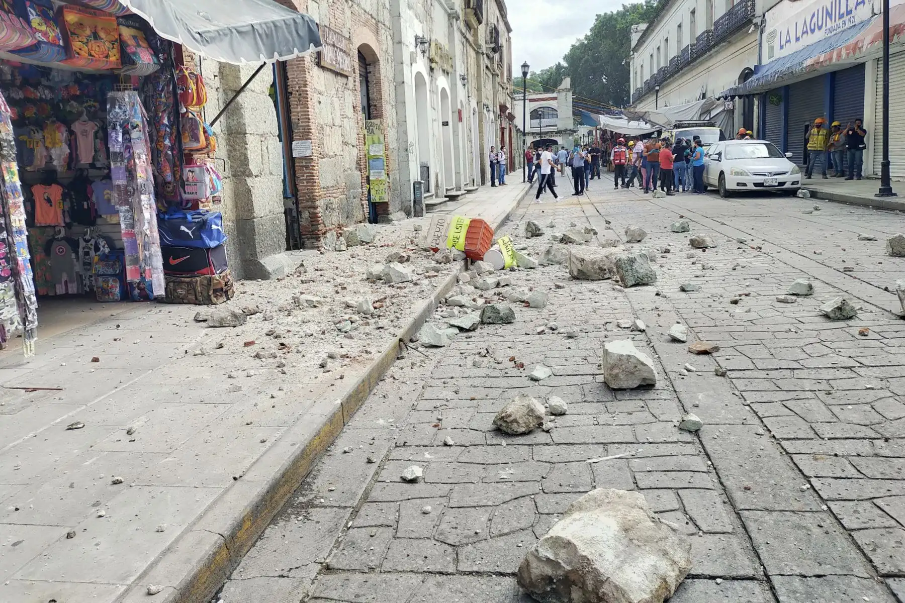 Magnitud 7.5 con epicentro en Crucecita Huatulco, Oaxaca. Foto:@diarioelfortin