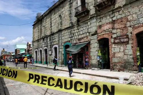 El sismo de magnitud 7.5 se registró este martes a las 10:29 hora local. Foto: AFP