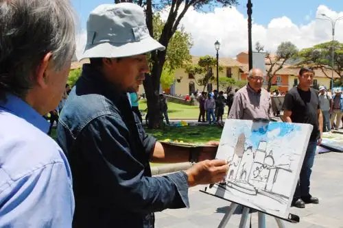 Artistas cajamarquinos plantean propuesta de reactivación económica ante el concejo provincial. Foto: ANDINA/Difusión