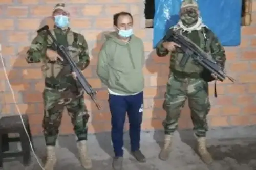 El ex gobernador regional de Cajamarca Gregorio Santos fue capturado.