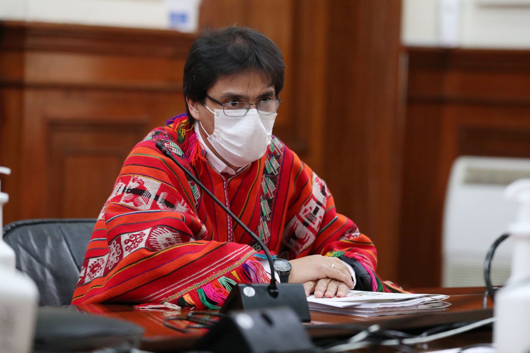 El gobernador regional del Cusco, Jean Paul Benavente, se sometió a prueba molecular y dio positivo. ANDINA/Difusión