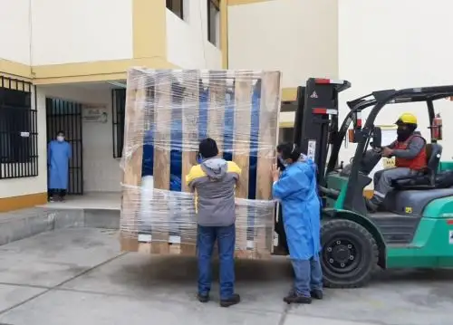 Minera equipa el Hospital de Laredo, ubicado en la provincia de Trujillo, con una nueva planta de oxígeno medicinal para atender a pacientes covid-19. ANDINA/Difusión
