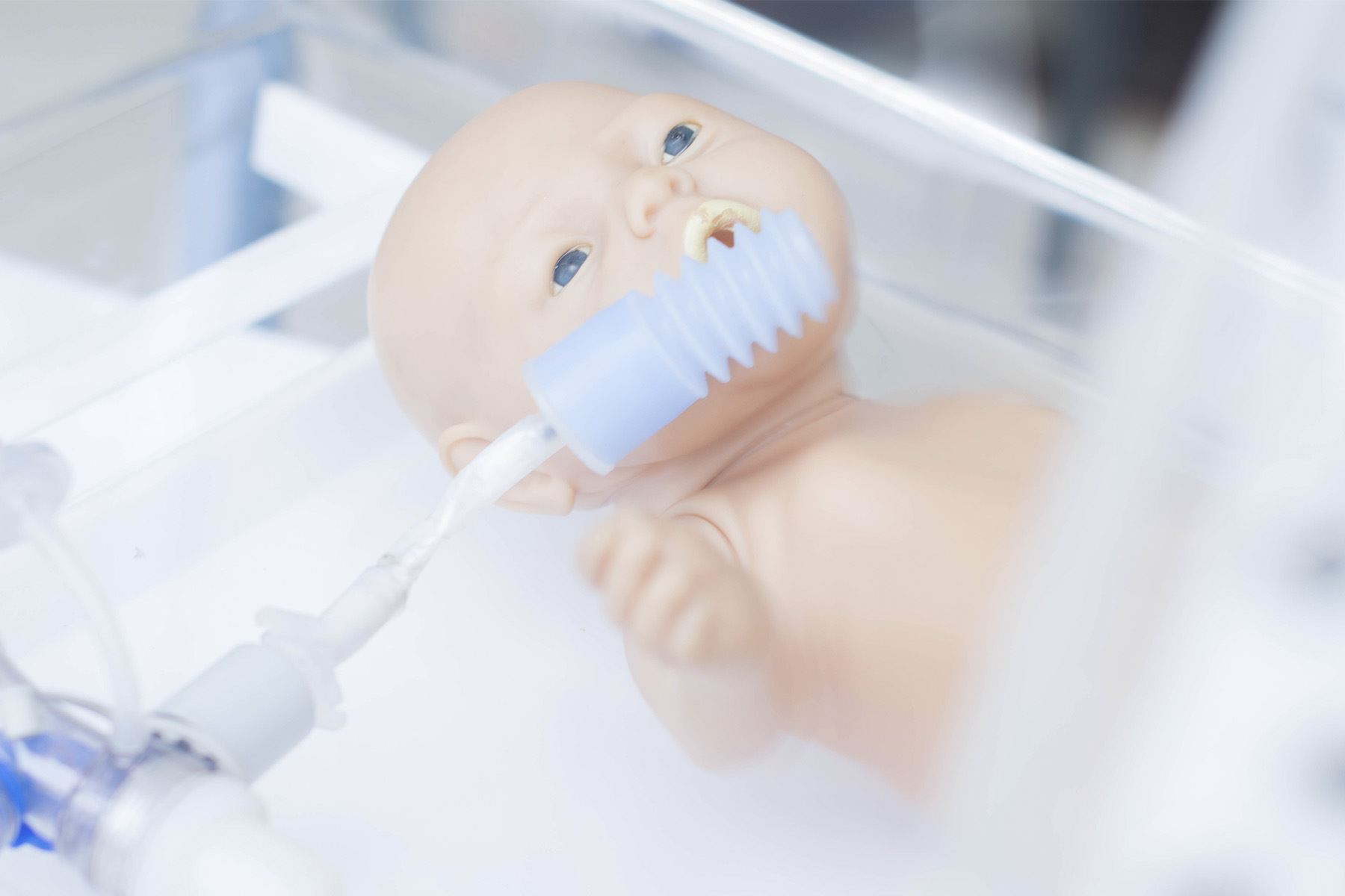 Sistema CPAP de burbuja nasal para infante
