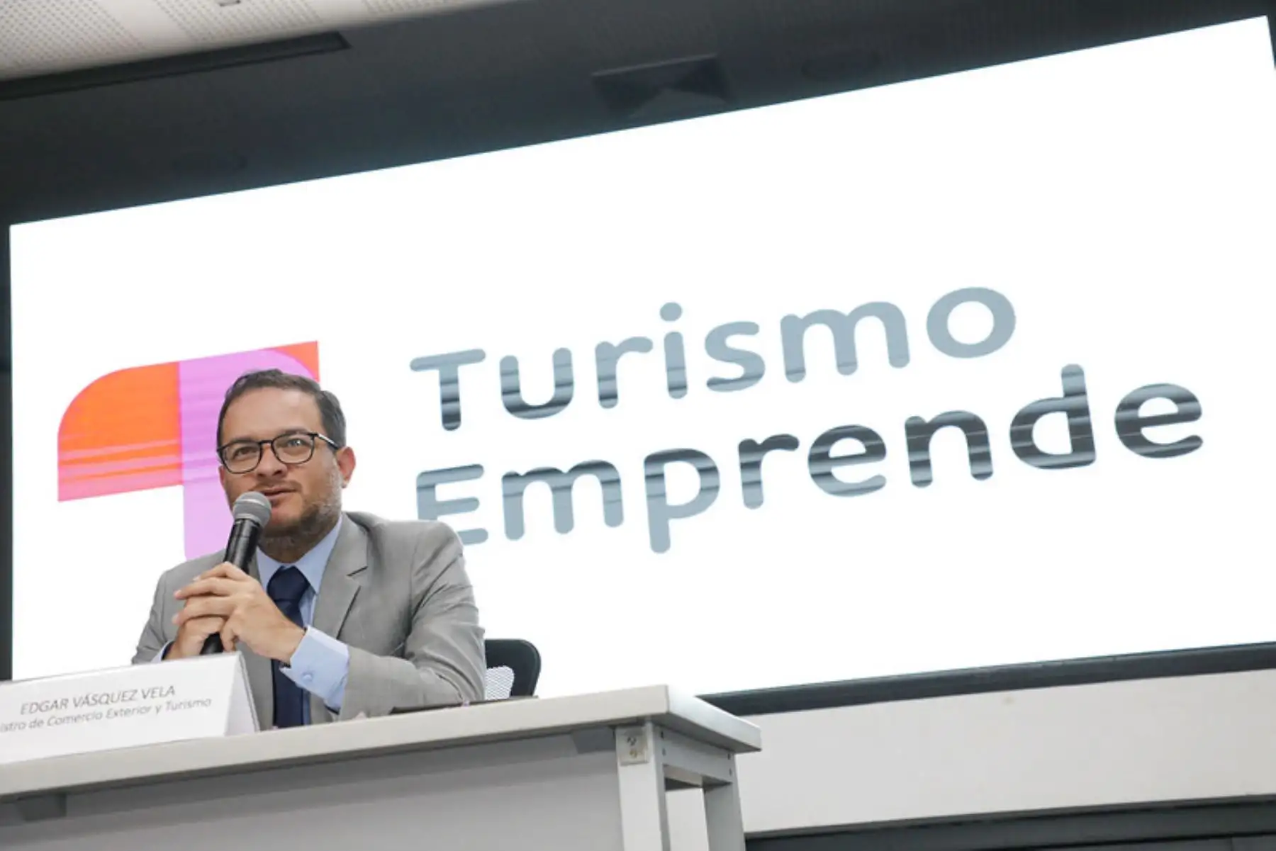Edgar Vásquez. Ministro de Comercio Exterior y Turismo