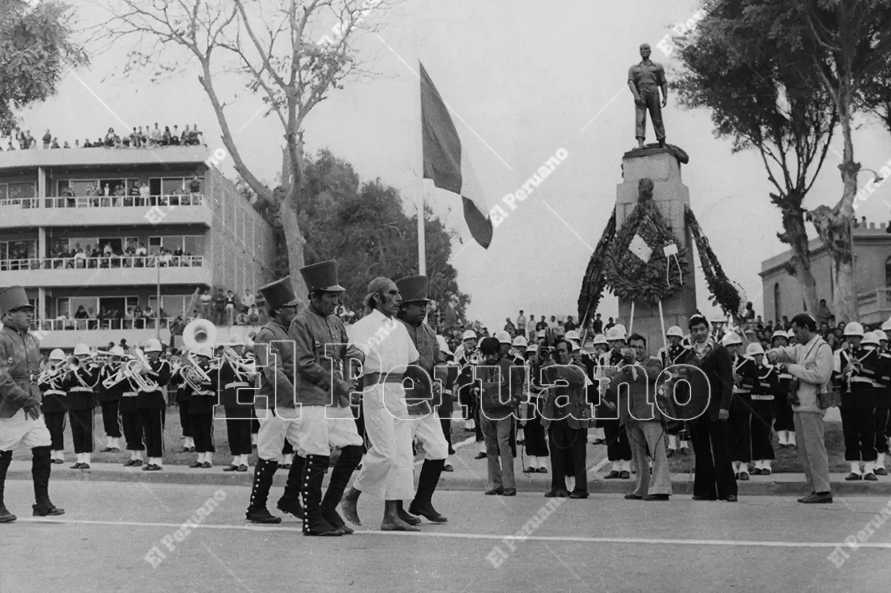 Lima - 29 junio 1978 / Representación del sacrificio del procer chorrillano José Olaya en Chorrillos.  

Foto: Archivo Histórico de El Peruano / Bernardo Torres