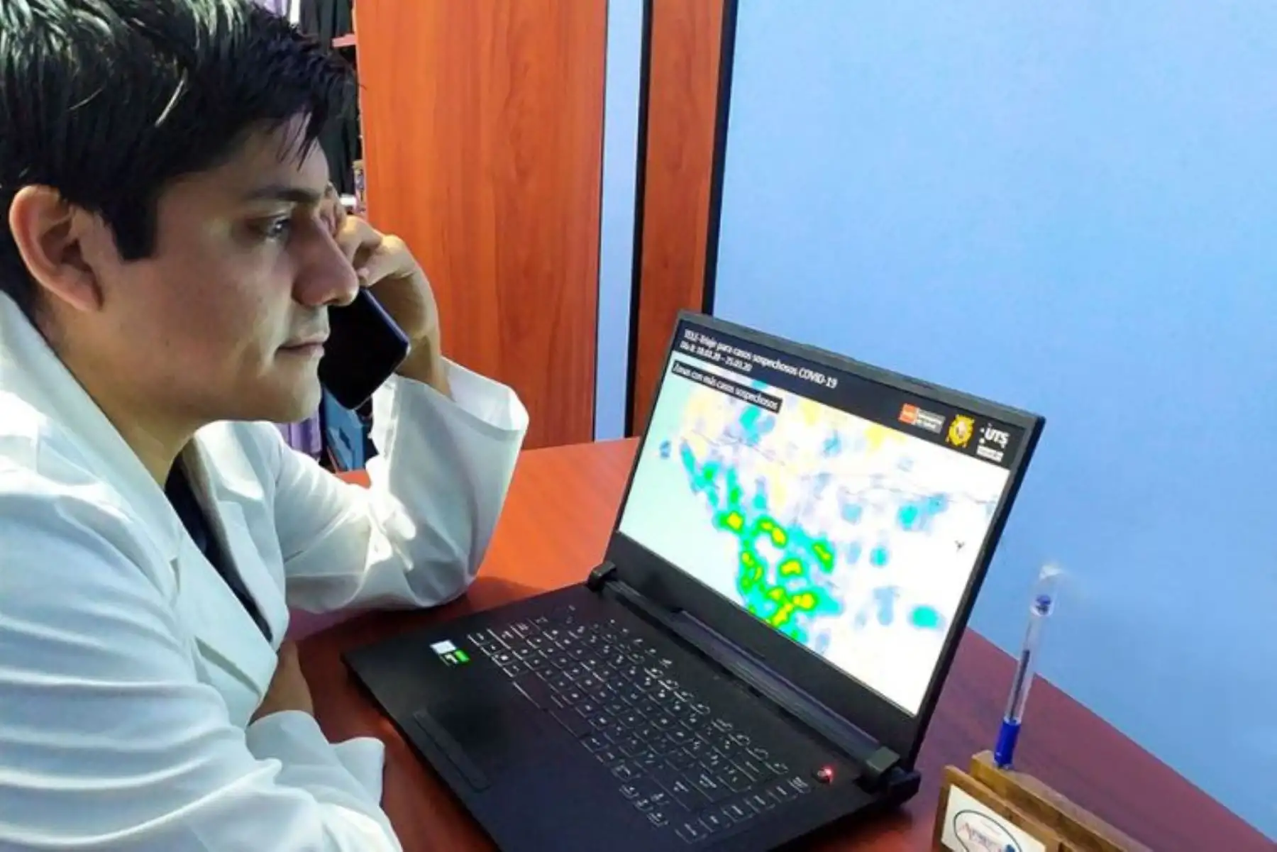 Coronavirus: estudiantes de ciencias de la salud de San Marccos harán monitoreo virtual. Foto: ANDINA/Difusión.