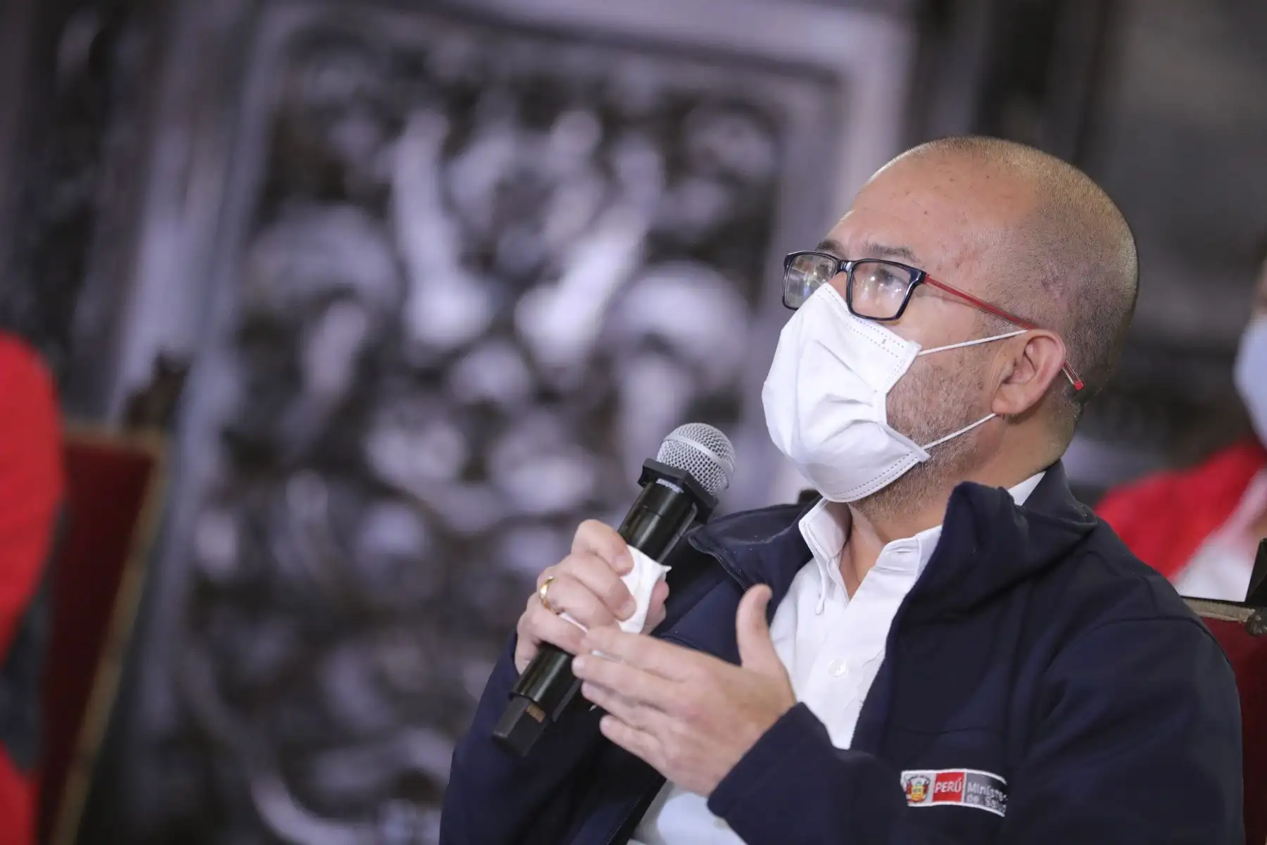 Ministro de Salud, Víctor Zamora. ANDINA/Prensa Presidencia.