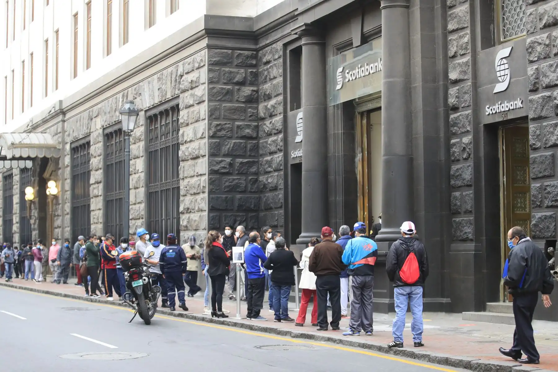 Así se vive el primer día de cuarentena focalizada en Lima. Foto: ANDINA/ Juan Carlos Guzmán