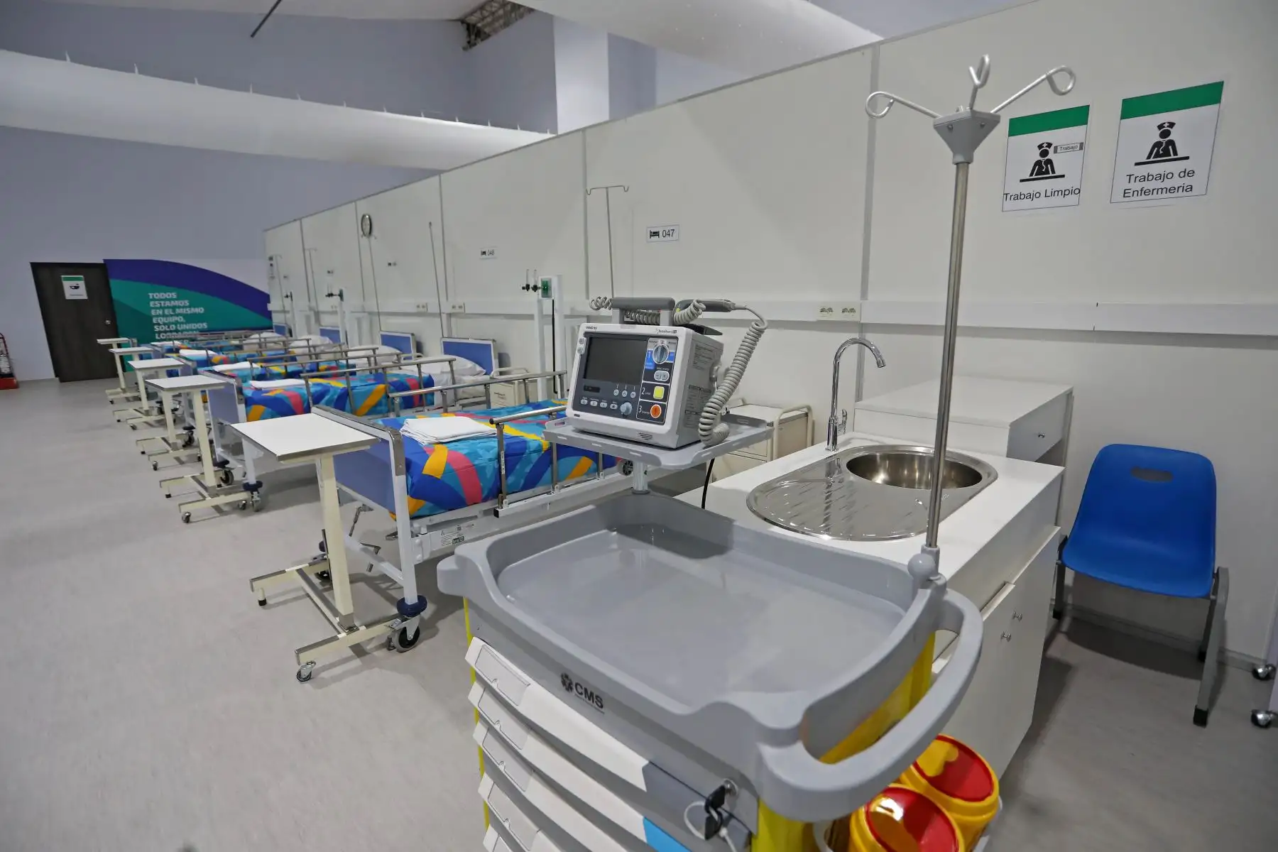 Legado Lima 2019 entrega ambiente de hospitalización temporal en Hospital Cayetano Heredia.
Foto: Legado Lima 2019
