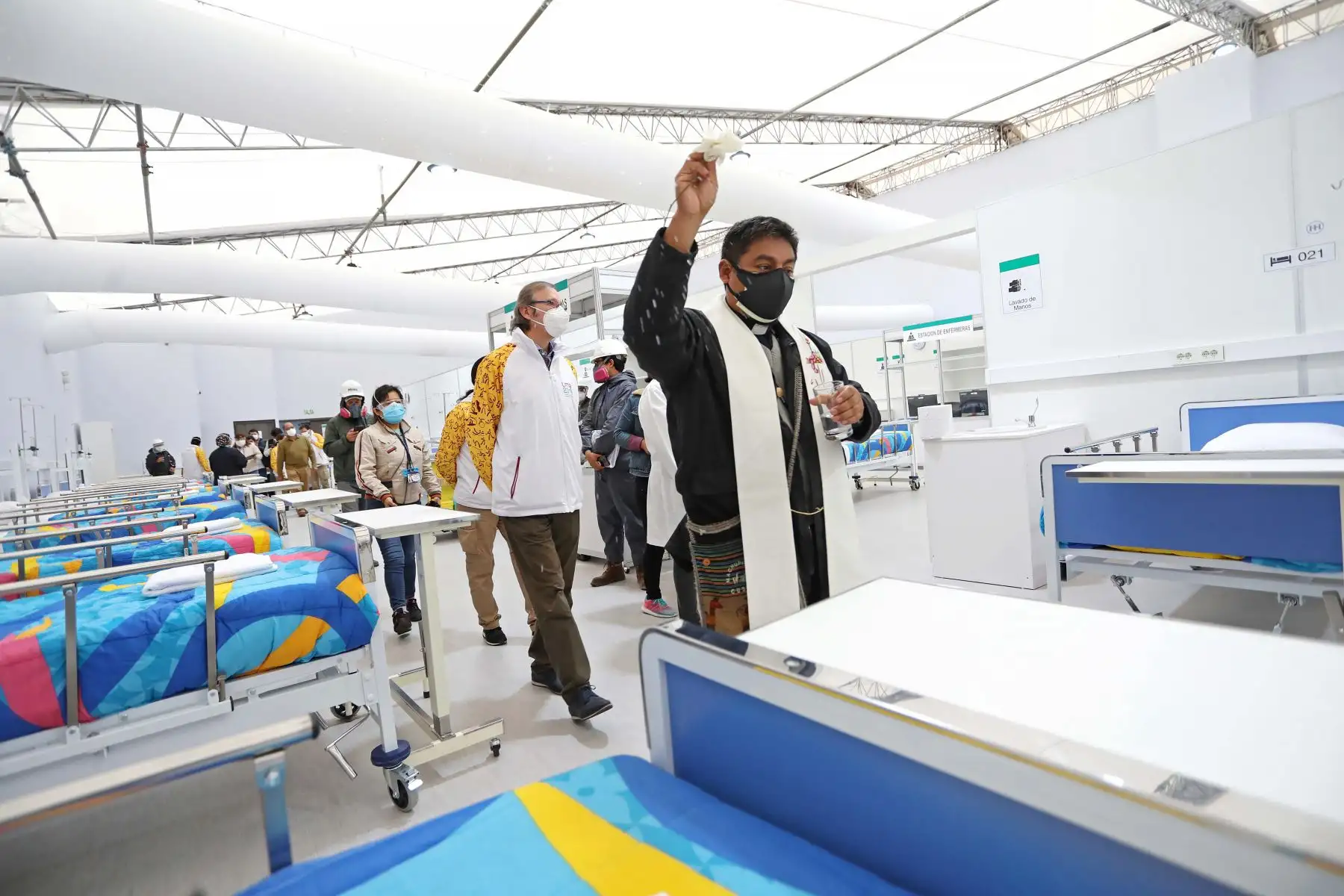 Legado Lima 2019 entrega ambiente de hospitalización temporal en Hospital Cayetano Heredia.
Foto: Legado Lima 2019