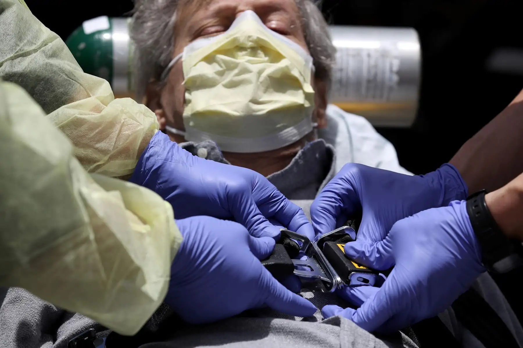 Estados Unidos registró al menos 52,898 nuevas infecciones de coronavirus en 24 horas. Foto: AFP