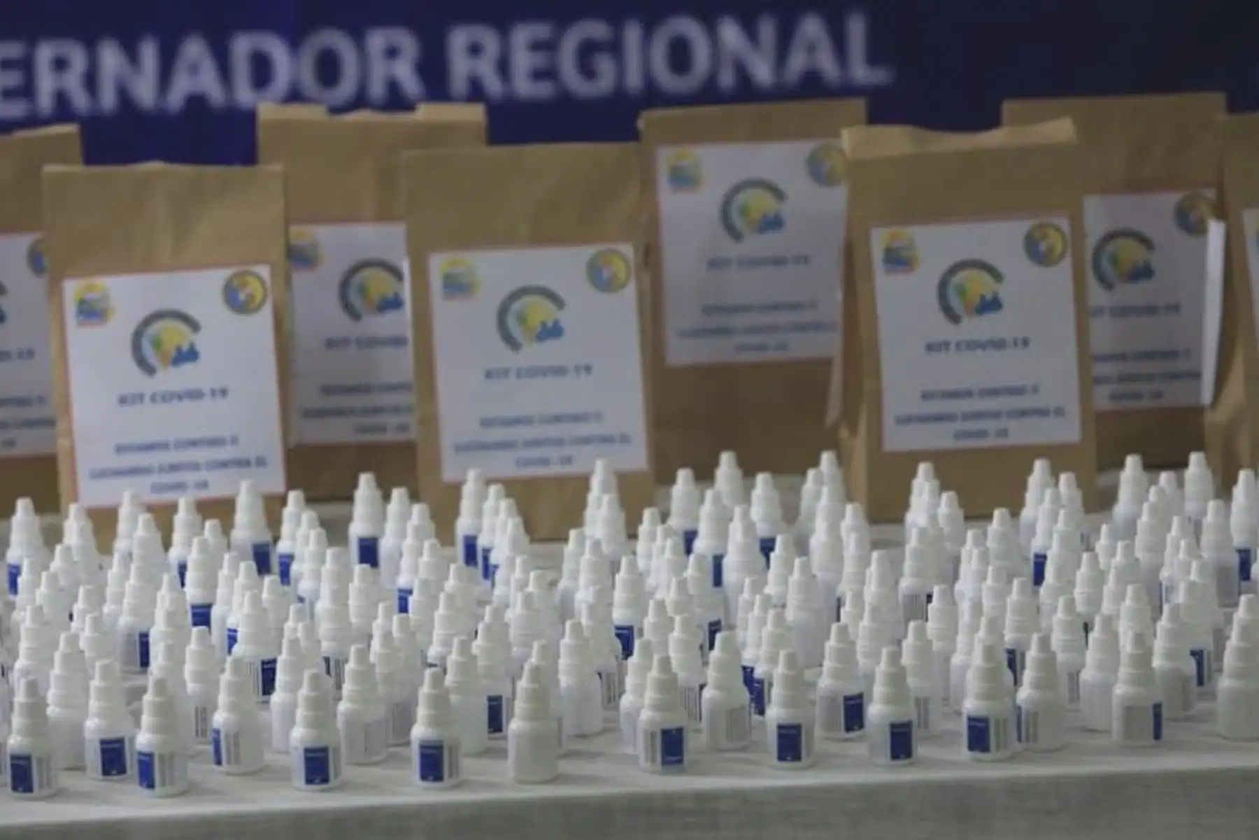 La región Áncash inició la elaboración y distribución de ivermectina contra el covid-19. Foto: Cortesía Gonzalo Horna