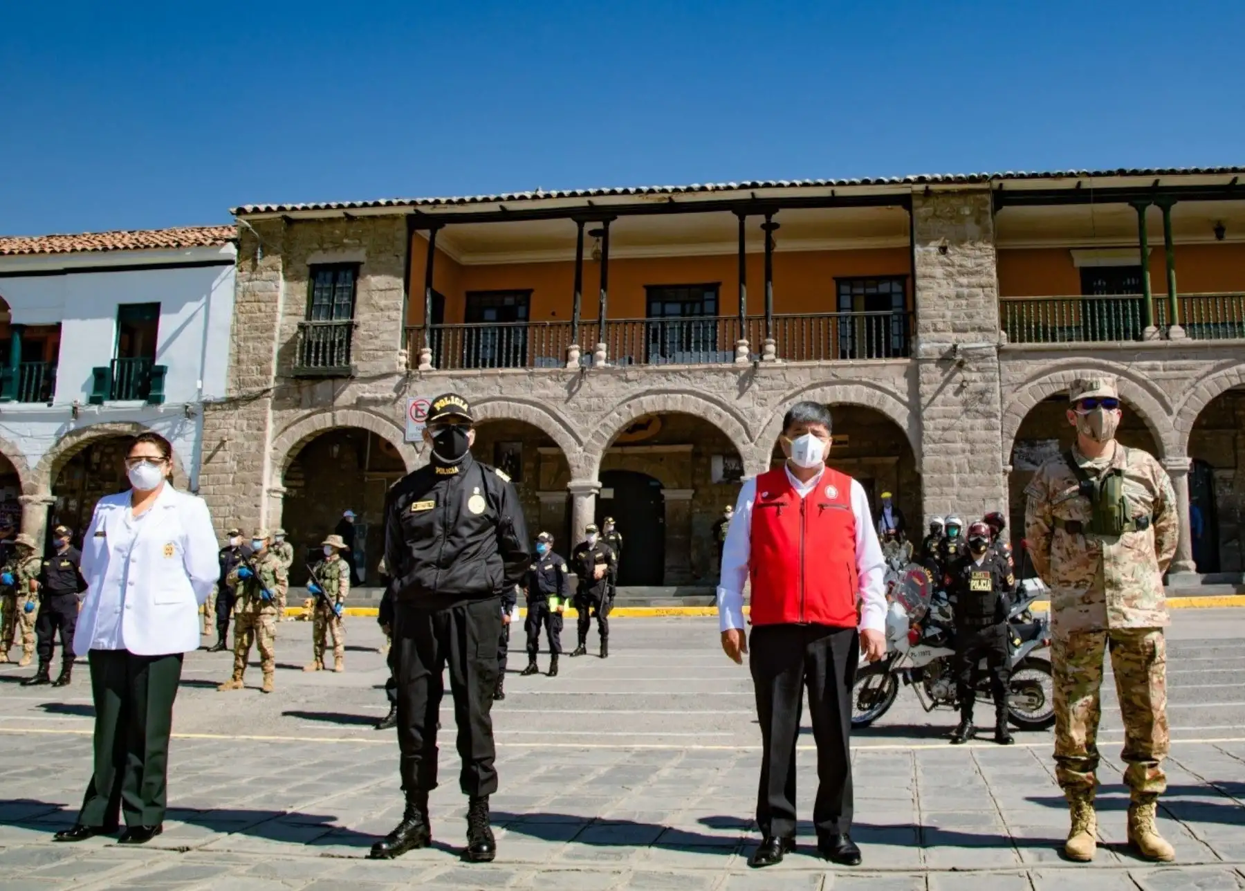Ayacucho pone en marcha una novísima estrategia que se adapta a la nueva convivencia social que prioriza la prevención en la lucha contra el coronavirus en esa región. ANDINA/Difusión
