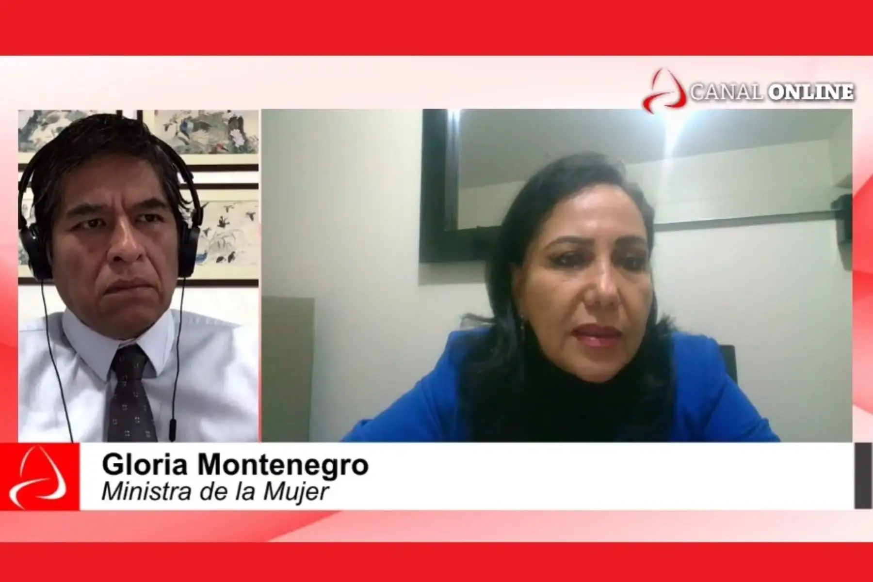 Ministra Gloria Montenegro presentó un balance de la actuación del Mimp durante la cuarentena.