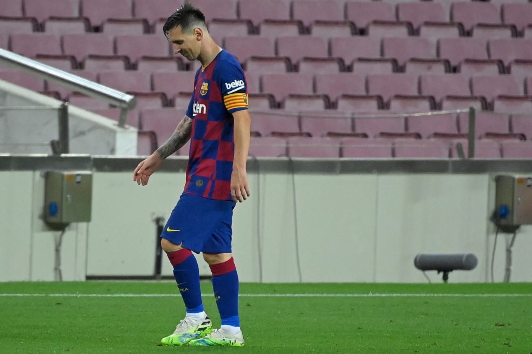 Lionel Messi analiza la posibilidad de marcharse del Barcelona